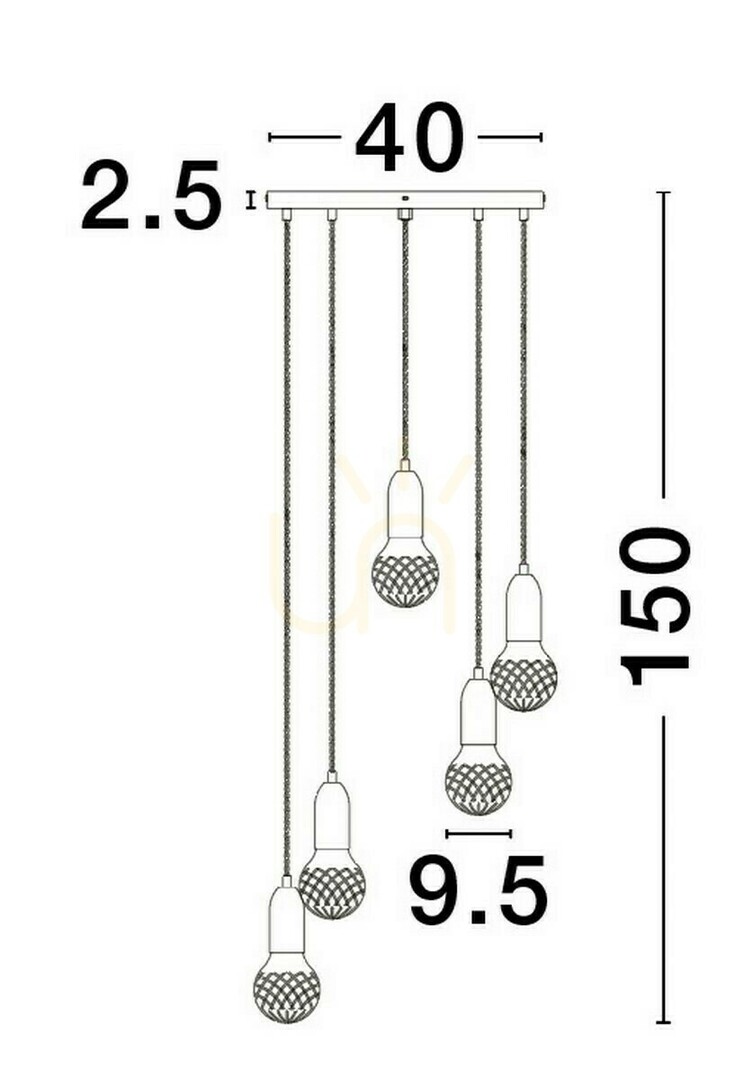Verifica BANI Luces Exclusivas Lampă suspendată LE42711 BANI Luces Exclusivas Lampă suspendată LE42711