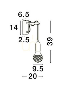 BANI Luces Exclusivas lampă de perete LE42713 small 4