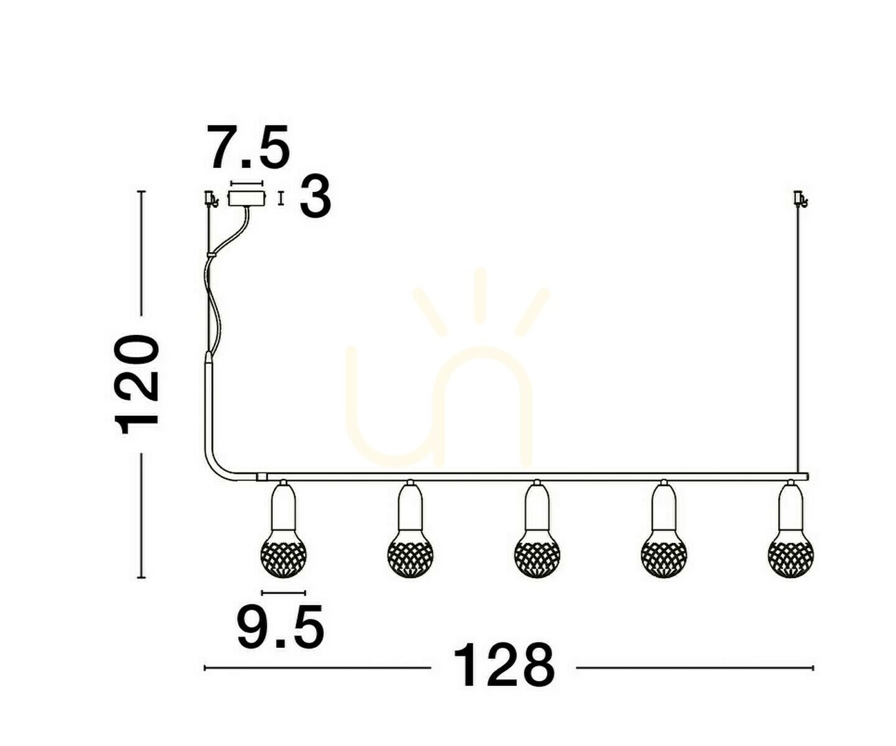 Spectacol BANI Luces Exclusivas Lampă suspendată LE42716 BANI Luces Exclusivas Lampă suspendată LE42716