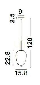 MARC Luces Exclusivas Lampă suspendată LE42723 small 4