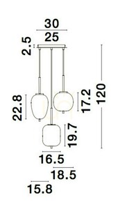 MARC Luces Exclusivas Lampă suspendată LE42724 4 MARC Luces Exclusivas Lampă suspendată LE42724 small 4
