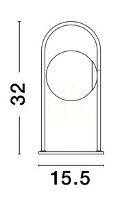 Lampa de masă YARA de Luces Exclusivas LE42734 small 4