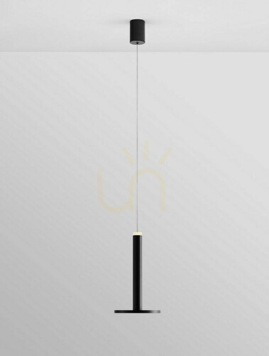 Verifica Lampă suspendată LED ESQUEL 11 W 3000 K neagră, disc Ø15 cm – Luces Exclusivas LE42735