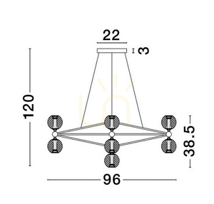 BOYA Luces Exclusivas Lampă suspendată LE42738 small 5