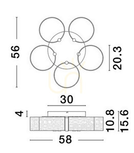 Plafond TUNAS Luces Exclusivas LE42742 4 Plafond TUNAS Luces Exclusivas LE42742 small 4