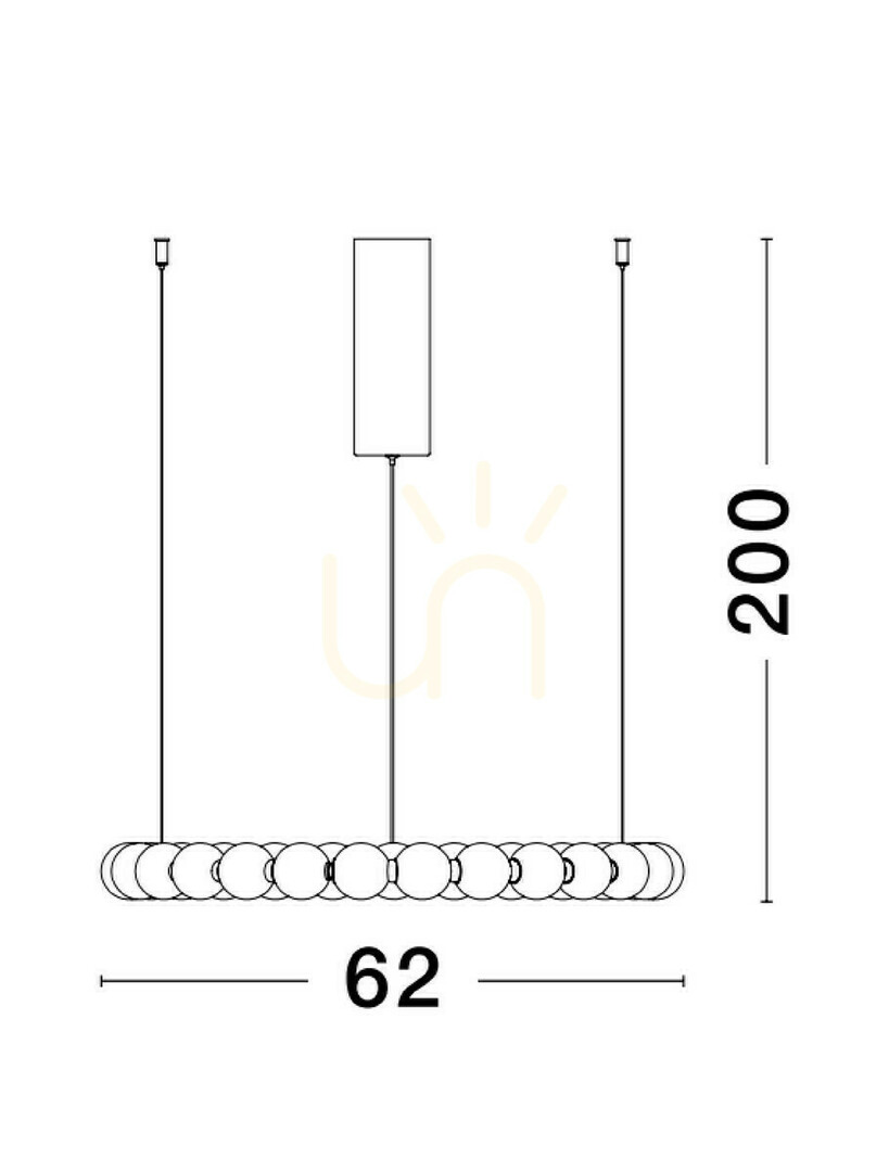 Vedere Lampă suspendată MOCA Luces Exclusivas LE42748 Lampă suspendată MOCA Luces Exclusivas LE42748