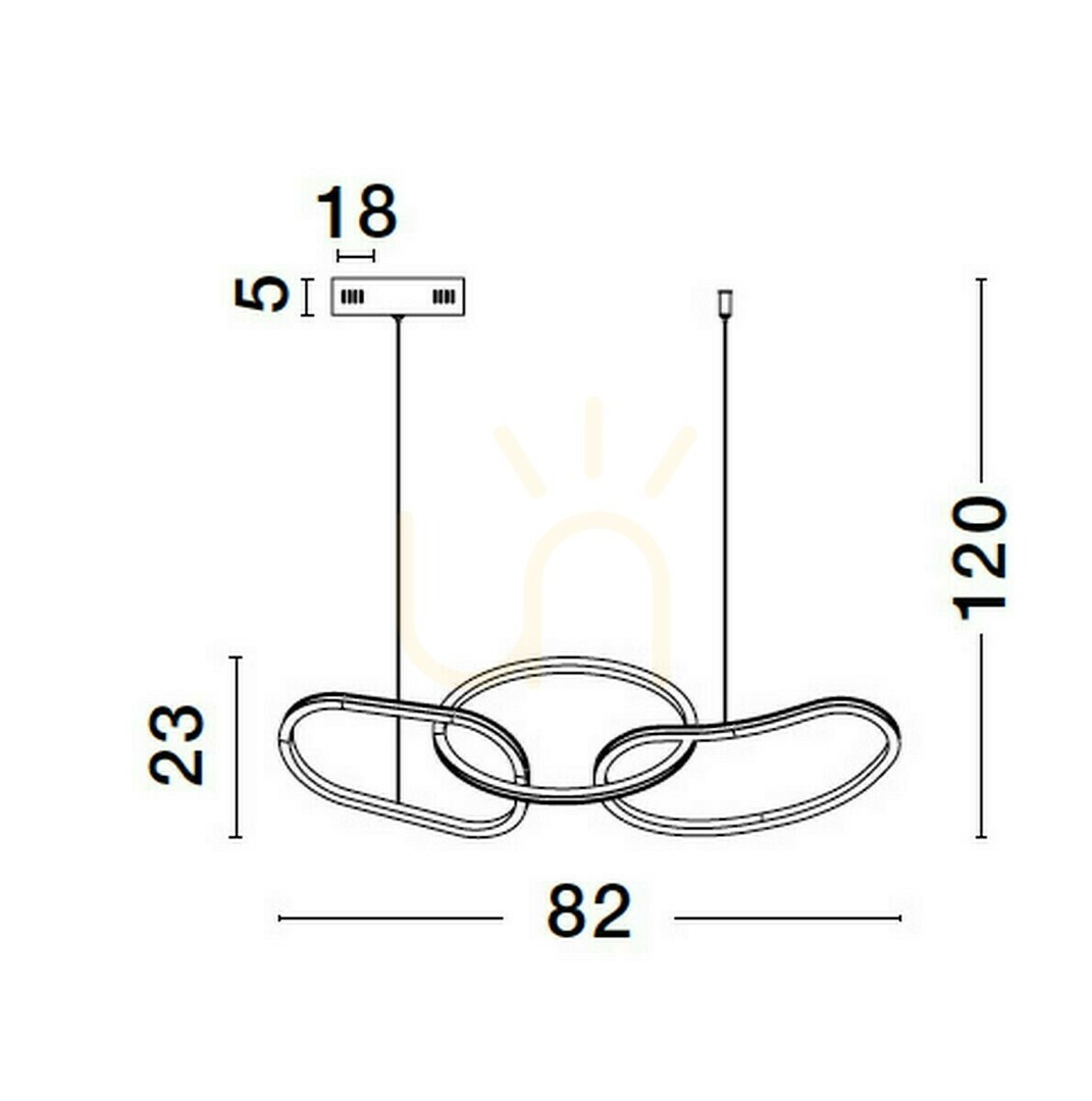 Spectacol Lampa suspendată CELAYA de Luces Exclusivas LE42759 Lampa suspendată CELAYA de Luces Exclusivas LE42759