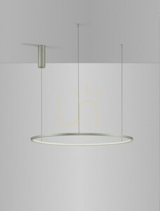 Lampă suspendată LED TOLUCA Luces Exclusivas LE42787, 80 cm, argintiu șampanie periat small 1