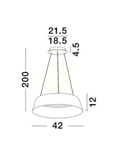 CANCUN Lampă suspendată de Luces Exclusivas LE42802 2 CANCUN Lampă suspendată de Luces Exclusivas LE42802 small 2