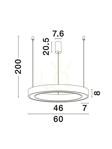 Verifica SONORA Luces Exclusivas Lampă suspendată LE42807