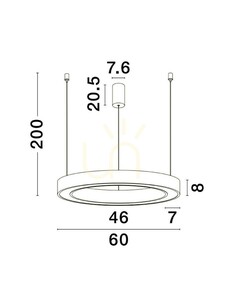 SONORA Luces Exclusivas Lampă suspendată LE42807 1 SONORA Luces Exclusivas Lampă suspendată LE42807 small 1