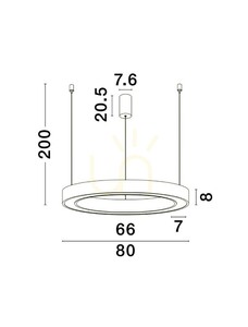 SONORA Luces Exclusivas Lampă suspendată LE42811 1 SONORA Luces Exclusivas Lampă suspendată LE42811 small 1