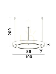 SONORA Luces Exclusivas Lampă suspendată LE42814 2 SONORA Luces Exclusivas Lampă suspendată LE42814 small 2