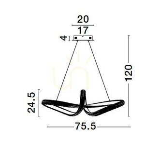 AMECA Luces Exclusivas Lampă suspendată LE42817 3 AMECA Luces Exclusivas Lampă suspendată LE42817 small 3
