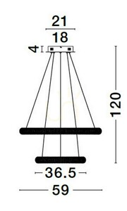 AMECA Luces Exclusivas Lampă suspendată LE42818 3 AMECA Luces Exclusivas Lampă suspendată LE42818 small 3