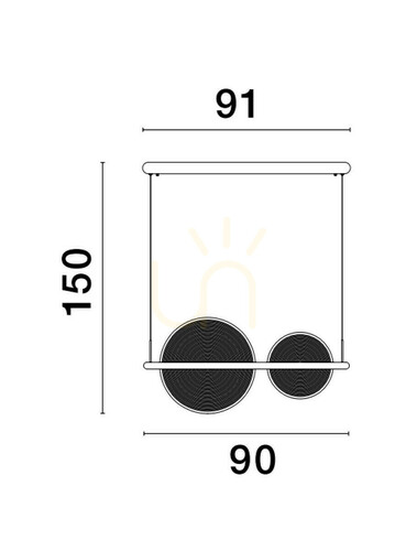 Verifica TONALA Luces Exclusivas Lampă suspendată LE42825