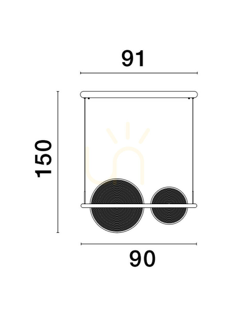 Vedere TONALA Luces Exclusivas Lampă suspendată LE42825 TONALA Luces Exclusivas Lampă suspendată LE42825