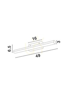 OCOTLAN Luces Exclusivas lampă de perete LE42873 small 2