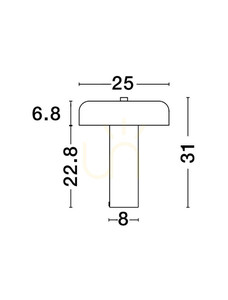 MORELIA Lampă de masă de Luces Exclusivas LE42880 small 2