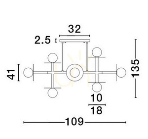 Lampa suspendată URUAPAN de Luces Exclusivas LE42885 small 2