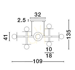 Lampa suspendată URUAPAN de Luces Exclusivas LE42890 1 Lampa suspendată URUAPAN de Luces Exclusivas LE42890 small 1