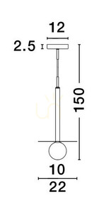 Lampa suspendată URUAPAN de Luces Exclusivas LE42891 small 4