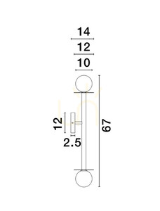 MORELOS Luces Exclusivas lampă de perete LE42893 small 1