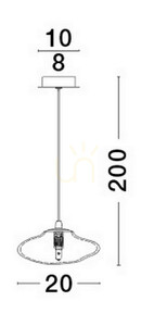 NAYARIT Luces Exclusivas Lampă suspendată LE42898 2 NAYARIT Luces Exclusivas Lampă suspendată LE42898 small 2