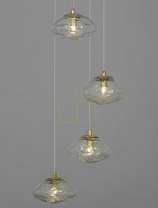 NAYARIT Luces Exclusivas Lampă suspendată LE42901 small 1