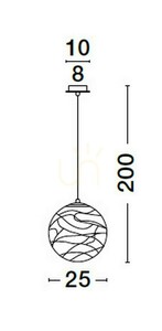 CABRAL Luces Exclusivas Lampă suspendată LE42905 1 CABRAL Luces Exclusivas Lampă suspendată LE42905 small 1