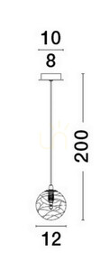 CABRAL Luces Exclusivas Lampă suspendată LE42906 2 CABRAL Luces Exclusivas Lampă suspendată LE42906 small 2