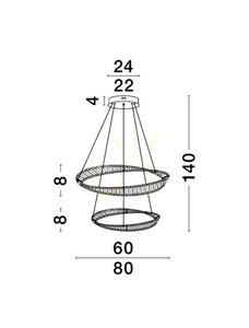 BAUTA Luces Exclusivas Lampă suspendată LE42914 small 2