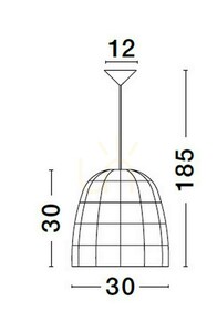 REYNOSA Luces Exclusivas Lampă suspendată LE42948 small 2