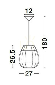 REYNOSA Luces Exclusivas Lampă suspendată LE42950 2 REYNOSA Luces Exclusivas Lampă suspendată LE42950 small 2