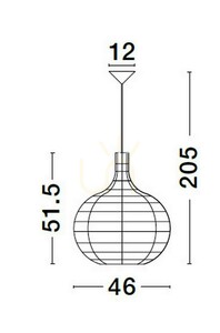 Lampa suspendată PARANA de Luces Exclusivas LE42951 3 Lampa suspendată PARANA de Luces Exclusivas LE42951 small 3