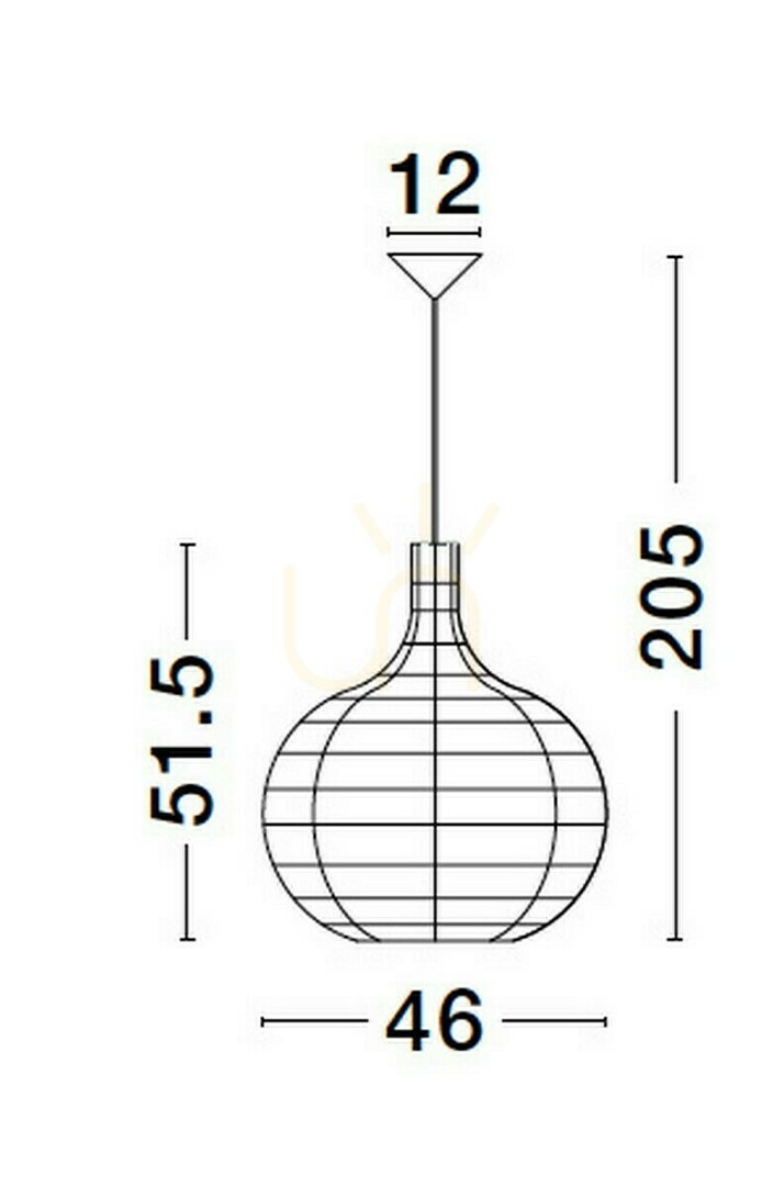 Afişa Lampa suspendată PARANA de Luces Exclusivas LE42951 Lampa suspendată PARANA de Luces Exclusivas LE42951