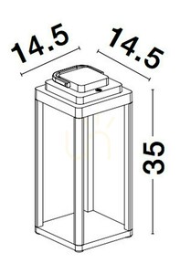 ARRECIFES Luces Exclusivas Stâlp de iluminat LE71547 small 2