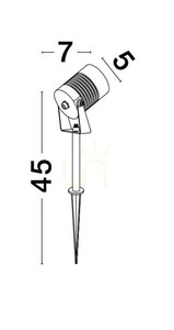 ROSITA Stâlp de iluminat de Luces Exclusivas LE71622 small 1