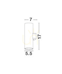 QUINTANA lampă de perete de exterior de Luces Exclusivas LE71624 small 2