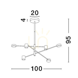 ABEL Luces Exclusivas Lampă suspendată LE43204 2 ABEL Luces Exclusivas Lampă suspendată LE43204 small 2