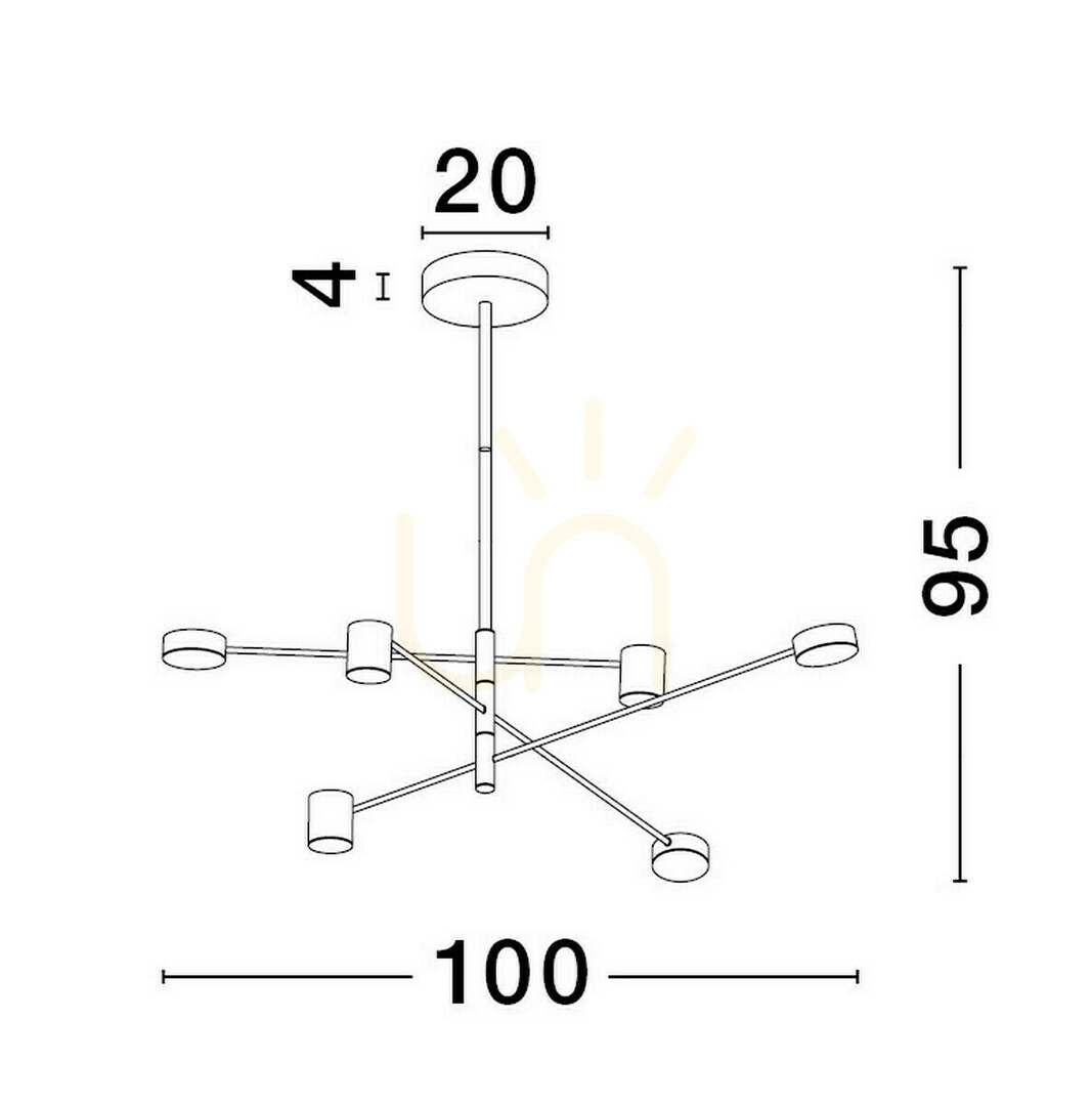 previzualizare ABEL Luces Exclusivas Lampă suspendată LE43204 ABEL Luces Exclusivas Lampă suspendată LE43204