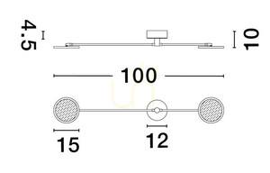 ABOT Luces Exclusivas lampă de perete LE43212 3 ABOT Luces Exclusivas lampă de perete LE43212 small 3