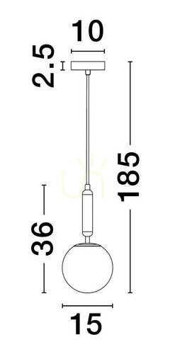 Verifica AGRO Luces Exclusivas Lampă suspendată LE43222