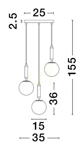 Verifica AGRO Luces Exclusivas Lampă suspendată LE43223