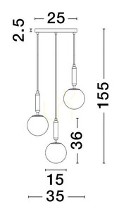 AGRO Luces Exclusivas Lampă suspendată LE43223 1 AGRO Luces Exclusivas Lampă suspendată LE43223 small 1