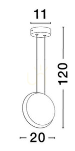 BACA Luces Exclusivas Lampă suspendată LE43230 small 3