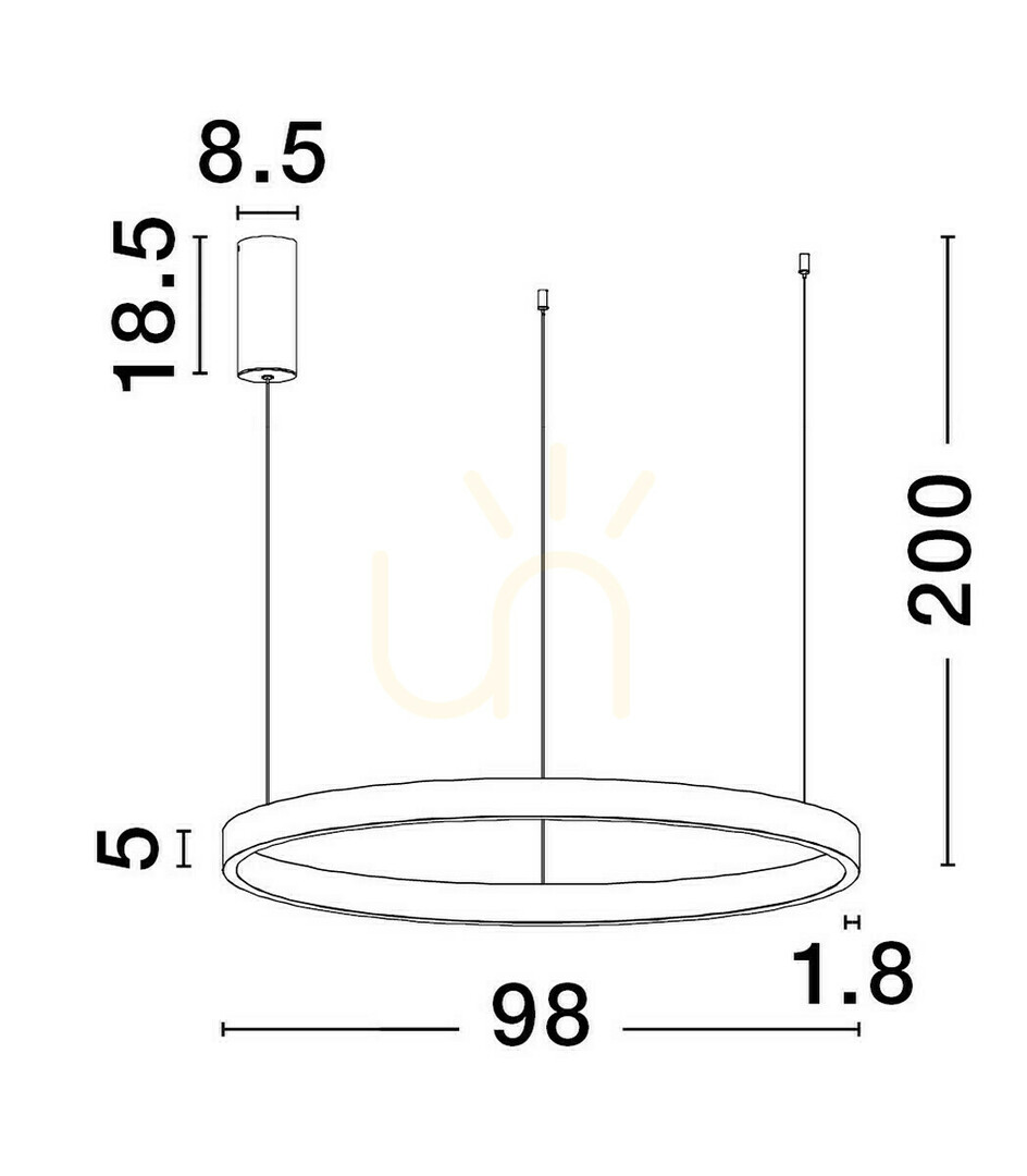 previzualizare Lampa suspendată BARI de Luces Exclusivas LE43254 Lampa suspendată BARI de Luces Exclusivas LE43254