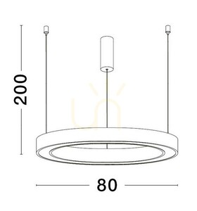 MILPA Luces Exclusivas Lampă suspendată LE43281 small 1