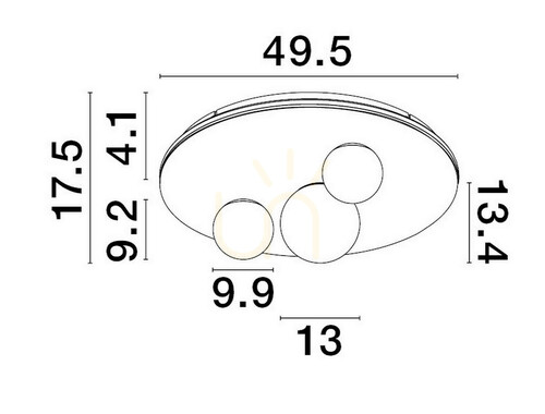 Verifica ABRAS Luces Exclusivas Plafond LE43316