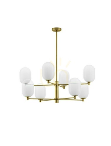 Verifica Lampă suspendată BADESI Luces Exclusivas 8xG9 80 cm auriu LE43350